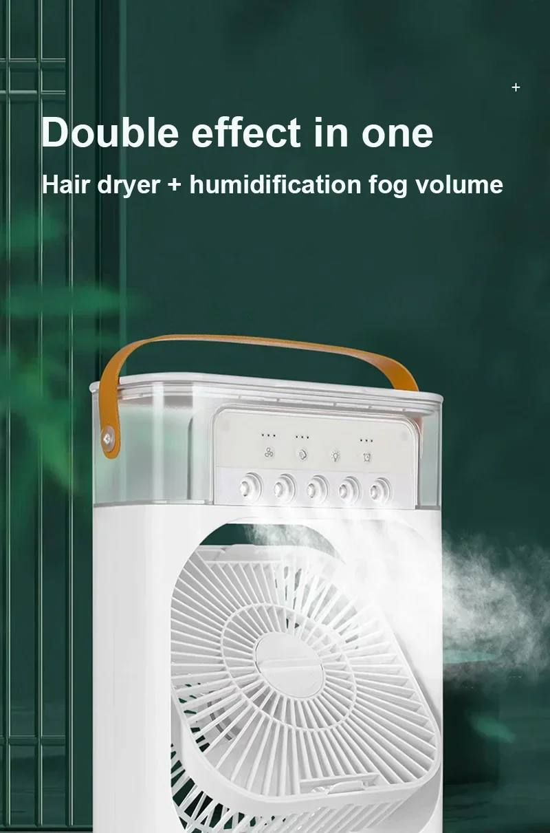 Portable Air Conditioner Fan | Usb Electric Fan With Led Night