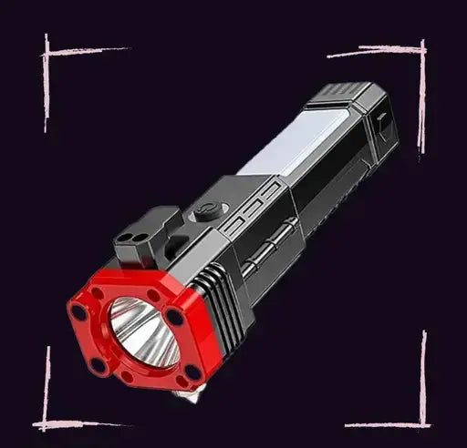 High-power Led Torch Light Rechargeable Flashlight & Power Bank EasyShop Mini Mart