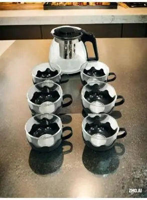 Electric Infuser Kettle With Cups EasyShop Mini Mart