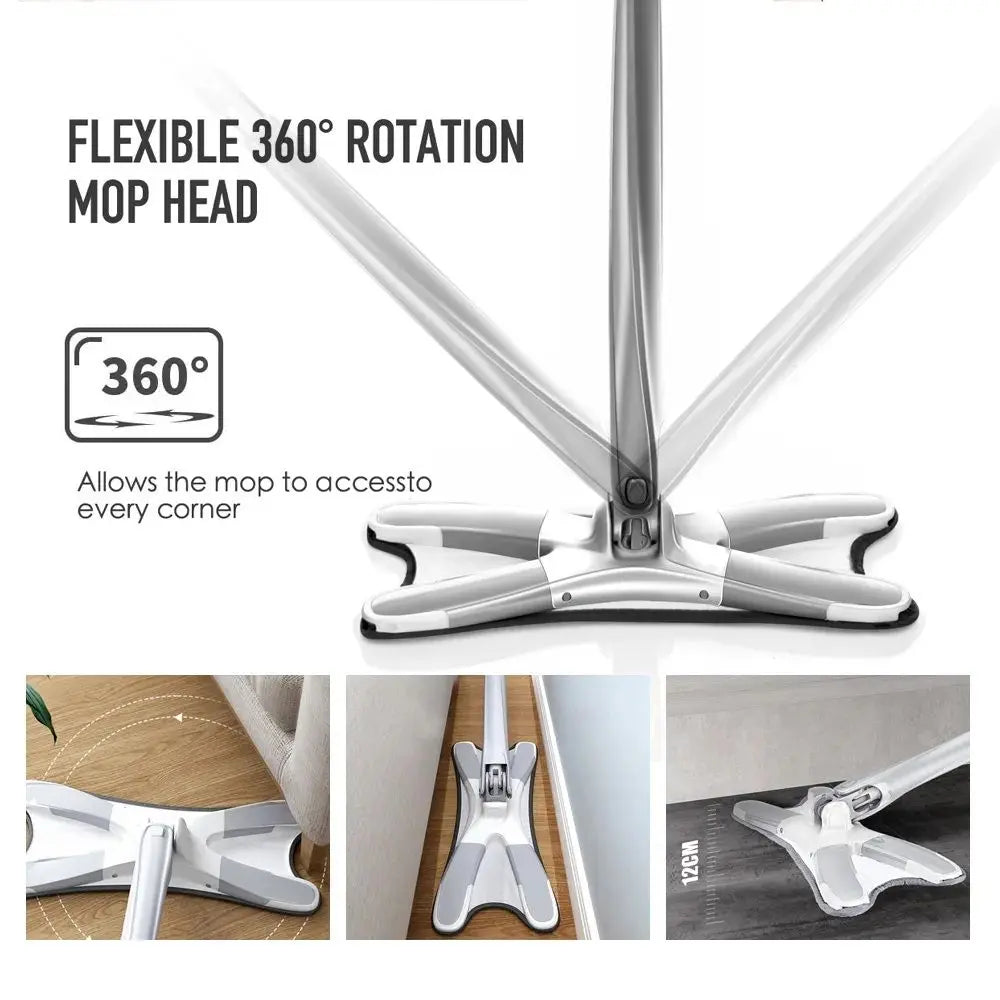 X Shape Microfiber Mop, Floor Clean Mop EasyShop