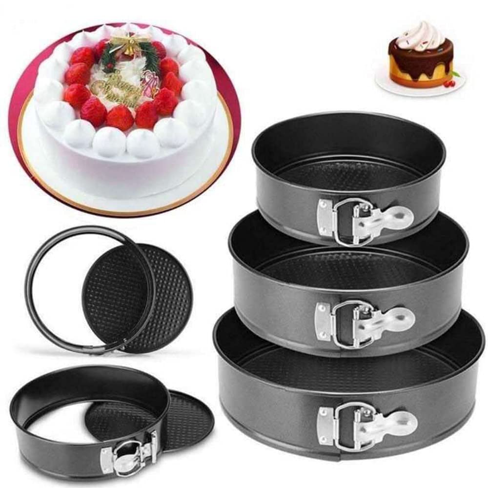 Set Of 3 Nonstick Round Shape Cake Mould Cake Pan