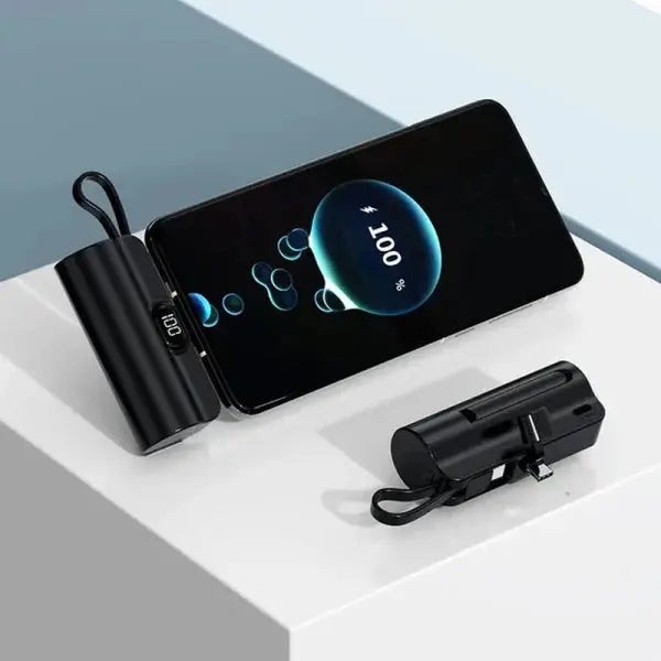 Portable Power Bank Usb With Mobile Phone Holder EasyShop Mini Mart