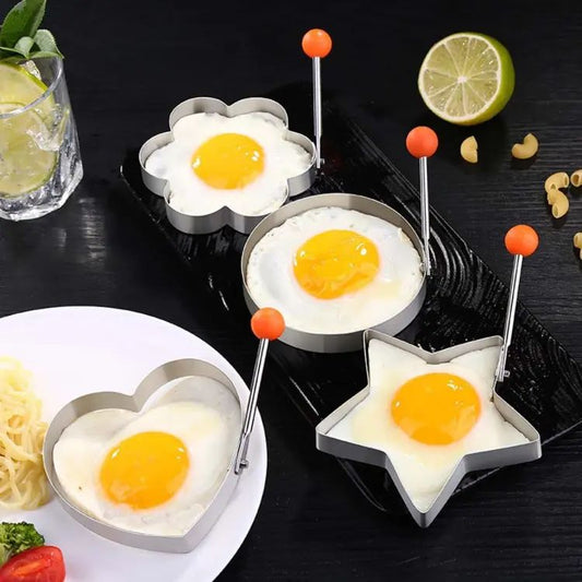 STAINLESS STEEL EGG PANCAKE RINGS