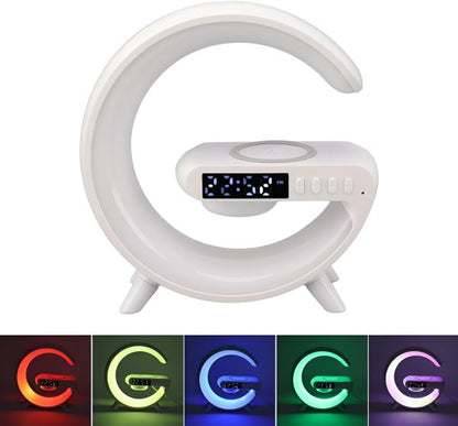 Multi-functional Led Clock Display Speaker Wireless Charging Night Lamp