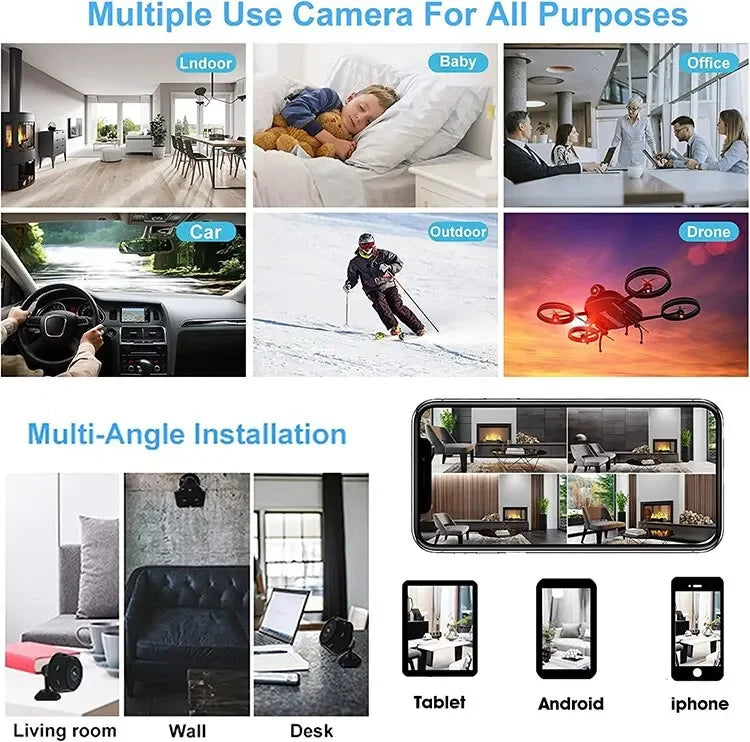 Mini Camera Wifi Wireless Recorder Hd Video A9