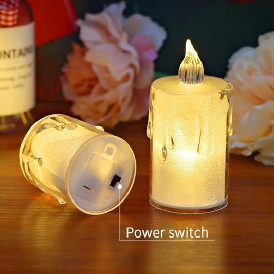 Led Mini Candles Light For Indoor Decoration