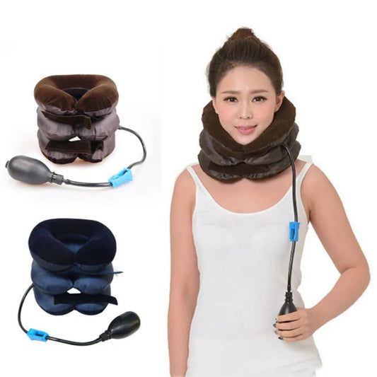 Neck Stretcher Inflatable Air Neck Traction Apparatus Device Soft