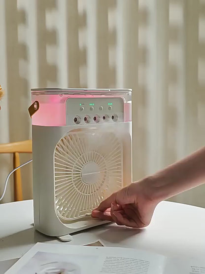 Portable Air Conditioner Fan | Usb Electric Fan With Led Night