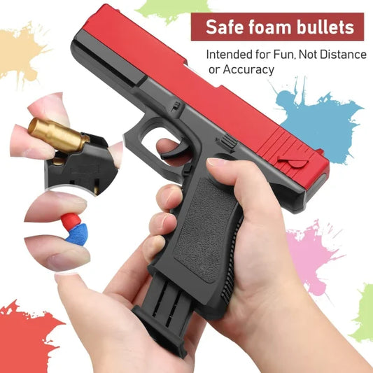 Soft Bullet Toy Gun Airsoft Gun With Silencer For Kids