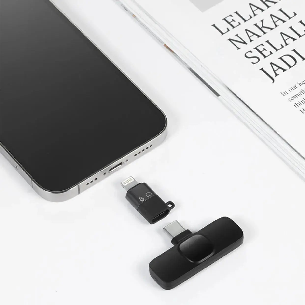 Wireless MIC K8 MICROPHONE 3.5mm Jack EasyShop Mini Mart